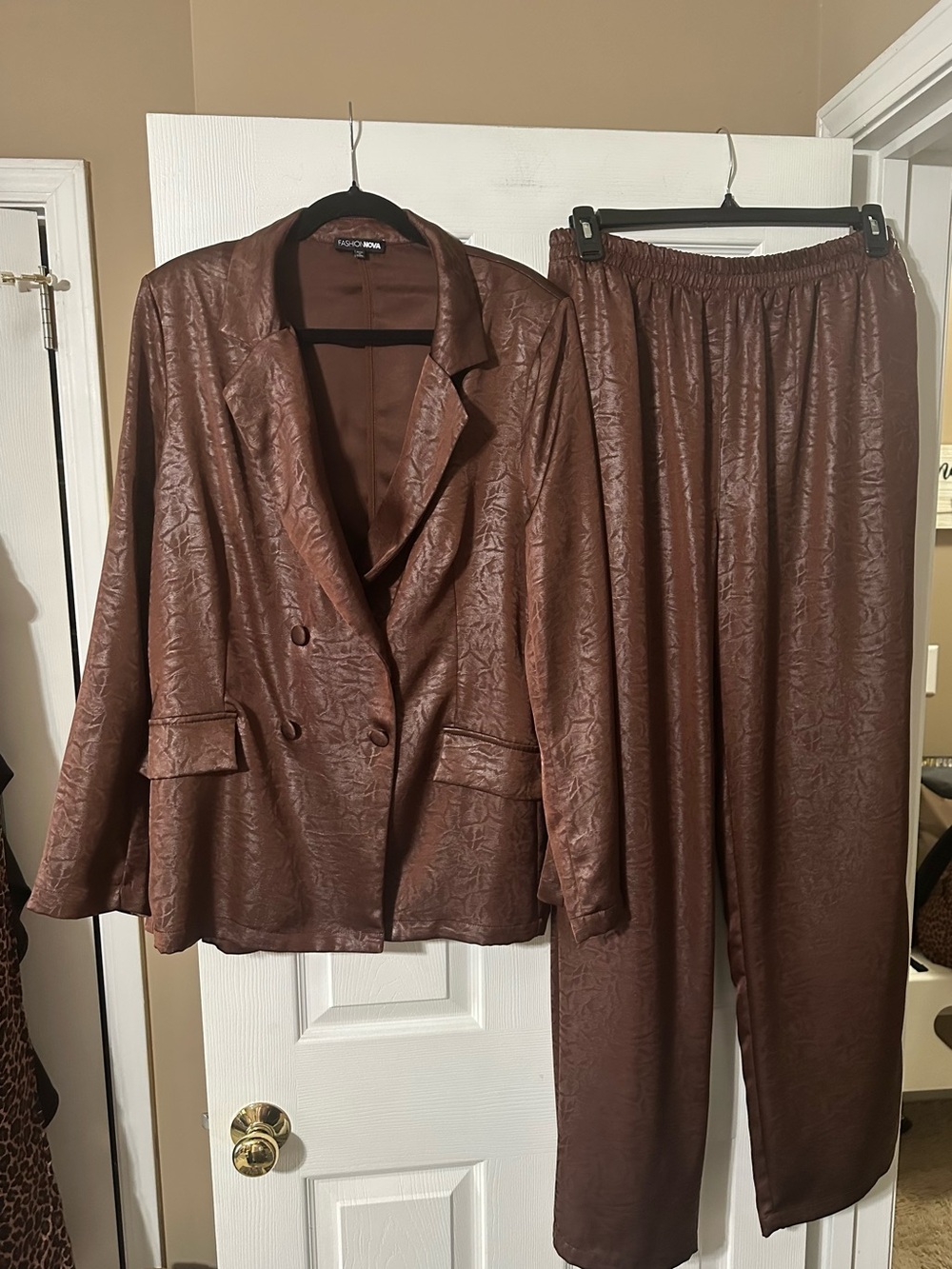 Chocolate Brown Suit